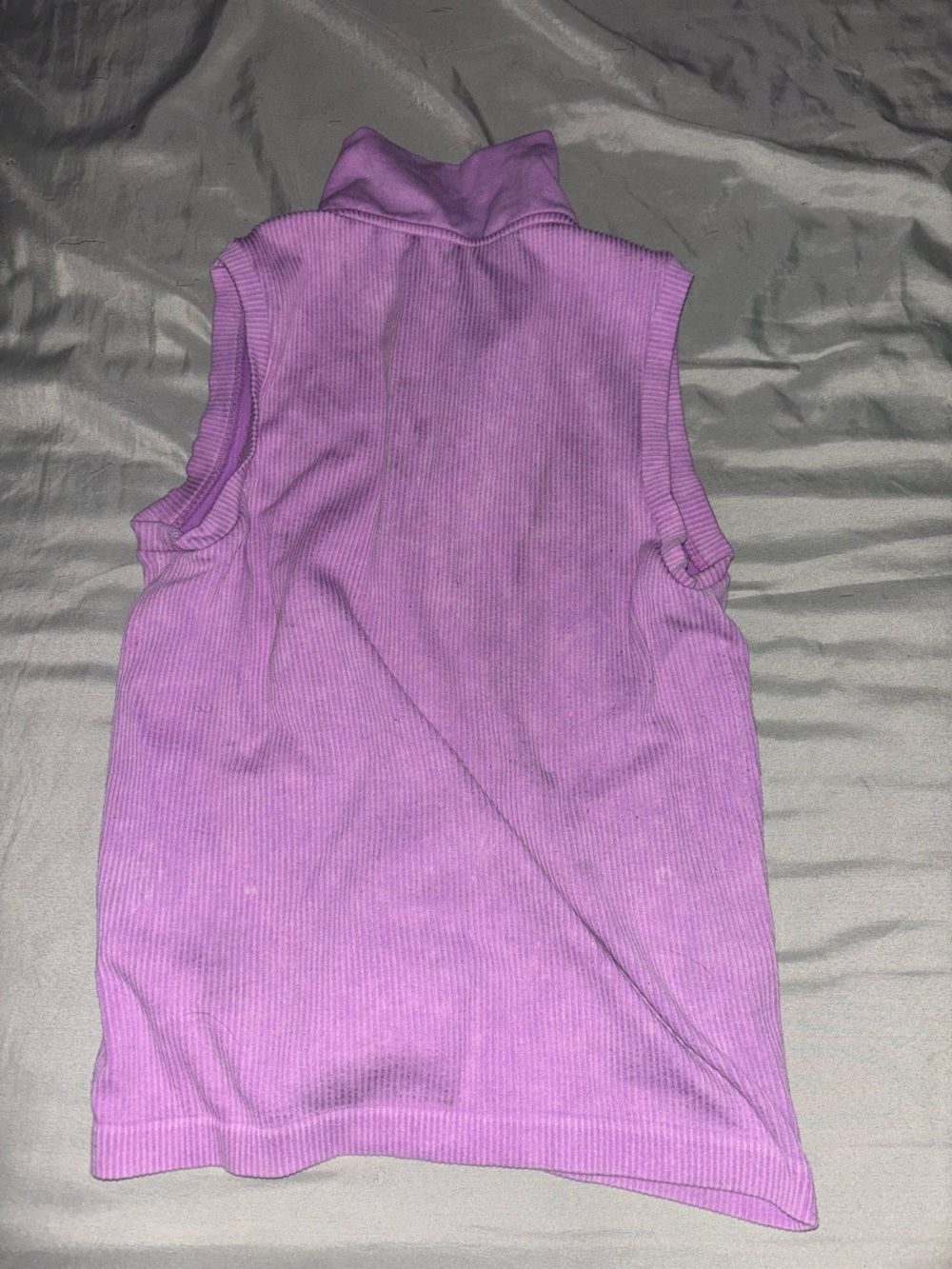 Purple Ribbed Top - Picture 3 of 3